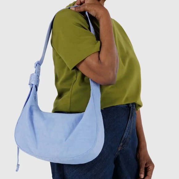 NWT Baggu Medium Crescent Bag - French Blue - Picture 4 of 10